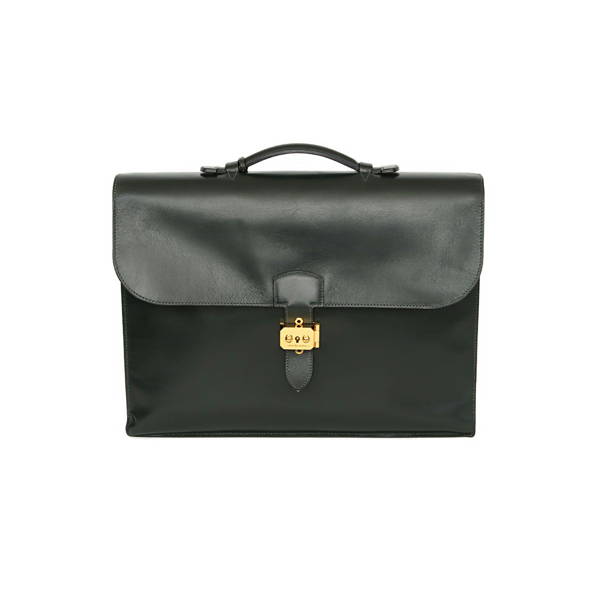 Hermes, Bags, Hermes Sac A Depeche 38 Business Bag Y Box Calf Black Ghw  Used