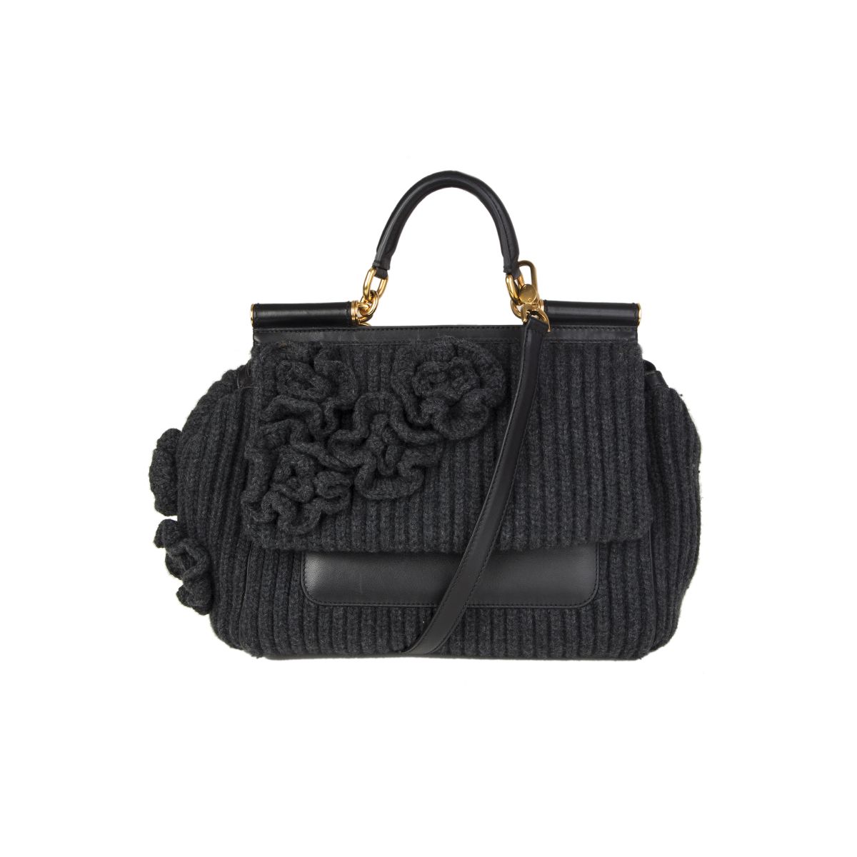 Dolce and Gabbana Beige Raffia and Python Small Miss Sicily Top Handle Bag  Dolce & Gabbana