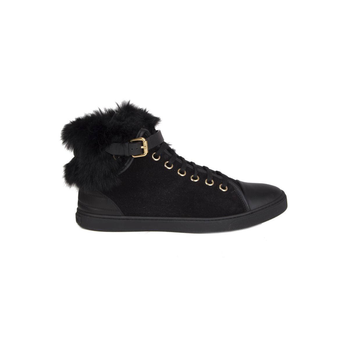 Louis Vuitton Black Shearling Lined Time Out Sneakers - LV Canada