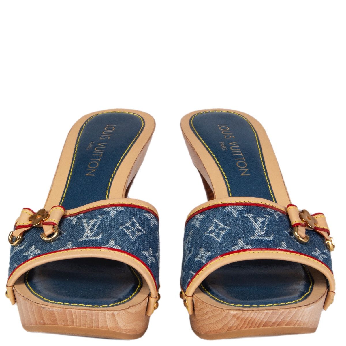 Louis Vuitton Monogrammed Mules in Blue