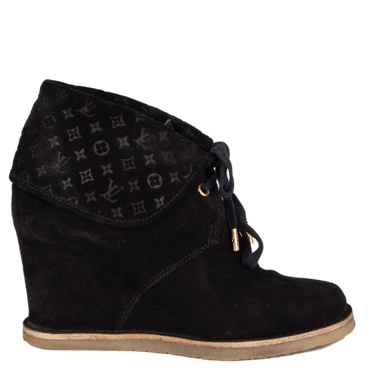 Giày Nữ Louis Vuitton Star Trail Ankle Boots Black 1AA0O8  LUXITY