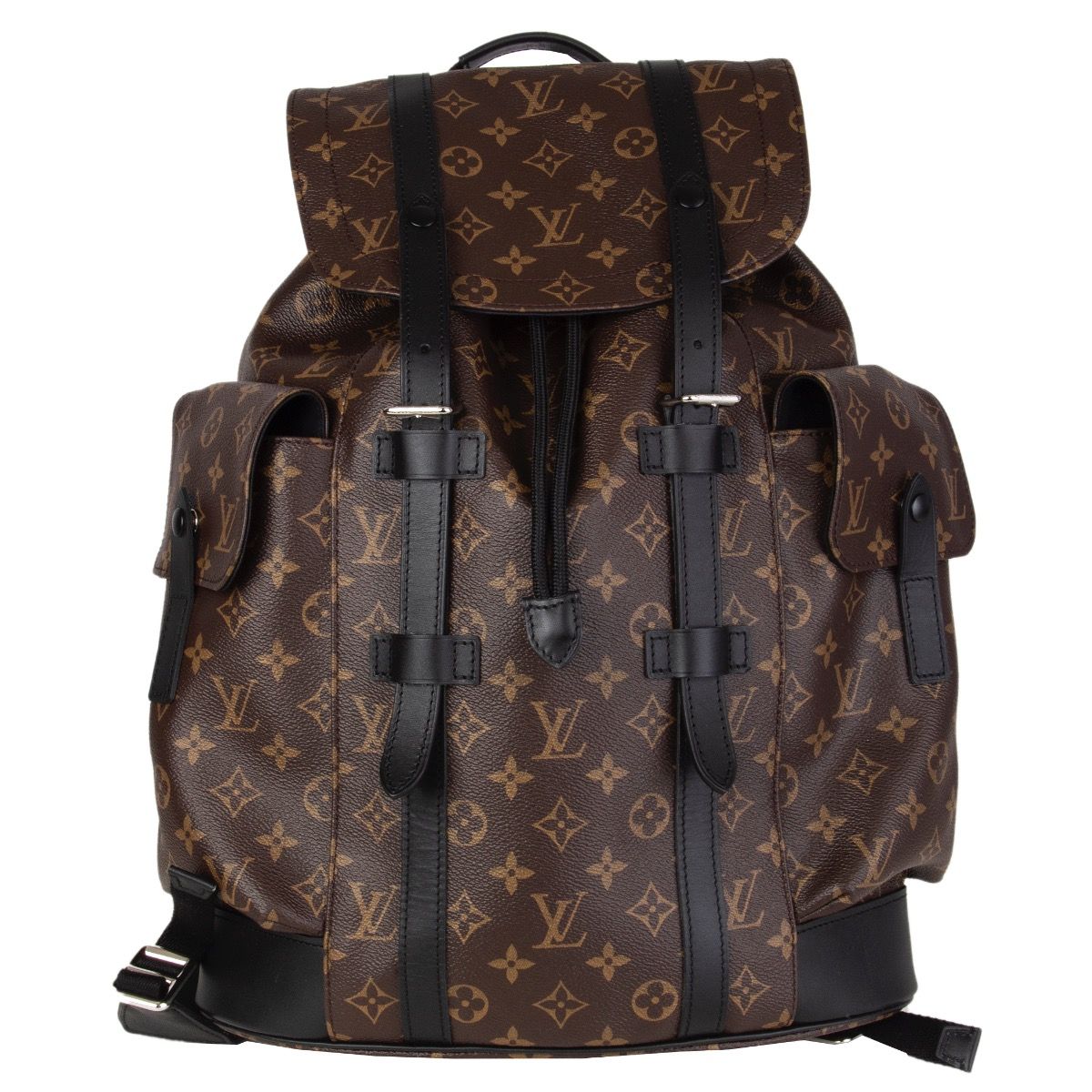 brown lv backpack men