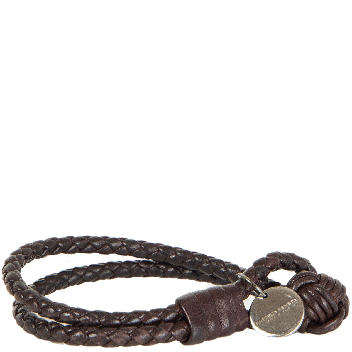 Leather bracelet Bottega Veneta Brown in Leather - 18706487