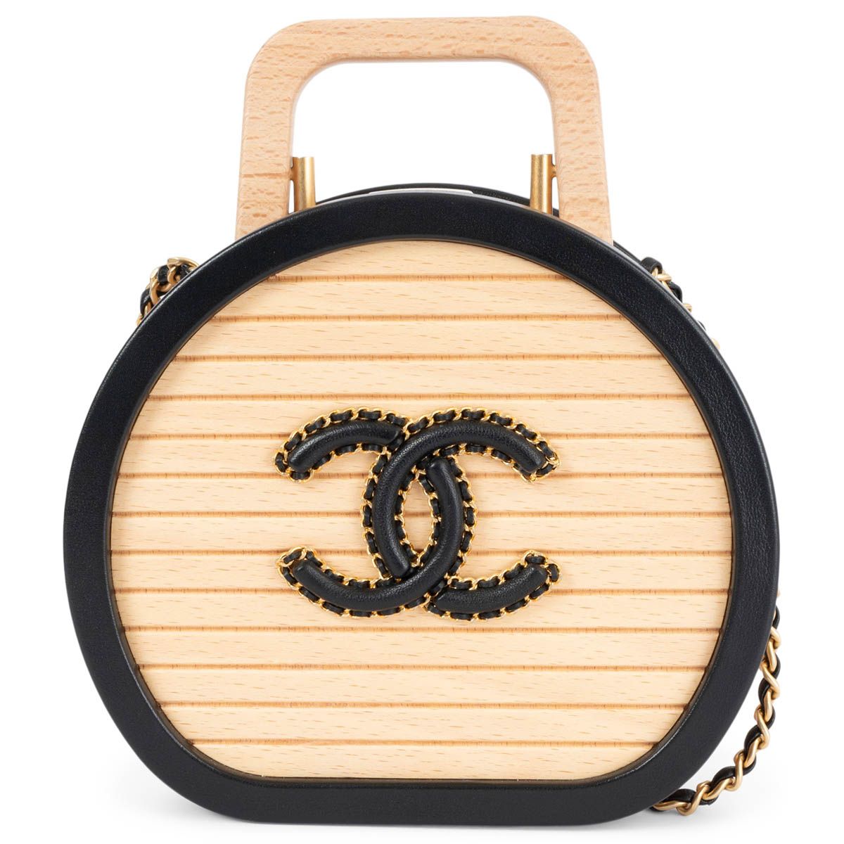 Chanel 2022 Dubai Beechwood Vanity Case Bag 15C