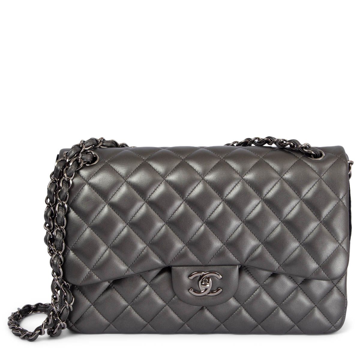Chanel Classic Large Timeless Double Flap Bag Metallic