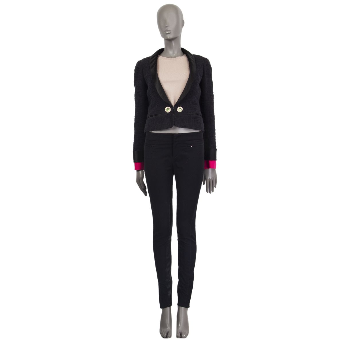 Tweed blazer Chanel Black size 40 FR in Tweed - 35154017