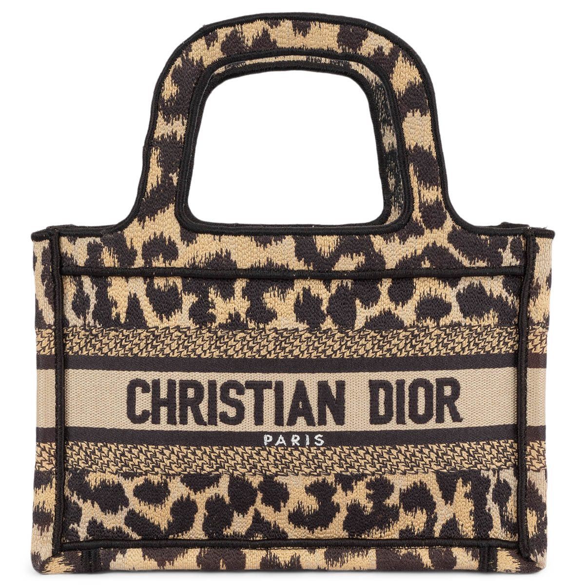 CHRISTIAN DIOR BOOK TOTE LIMITED EDITION, EMBROIDERED CANVAS BAG, NEW
