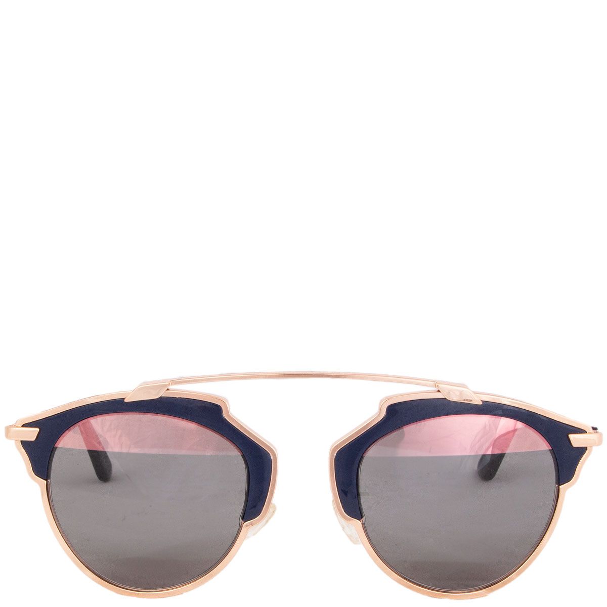 Christian Dior So Real Sunglasses Rose Gold/Blue