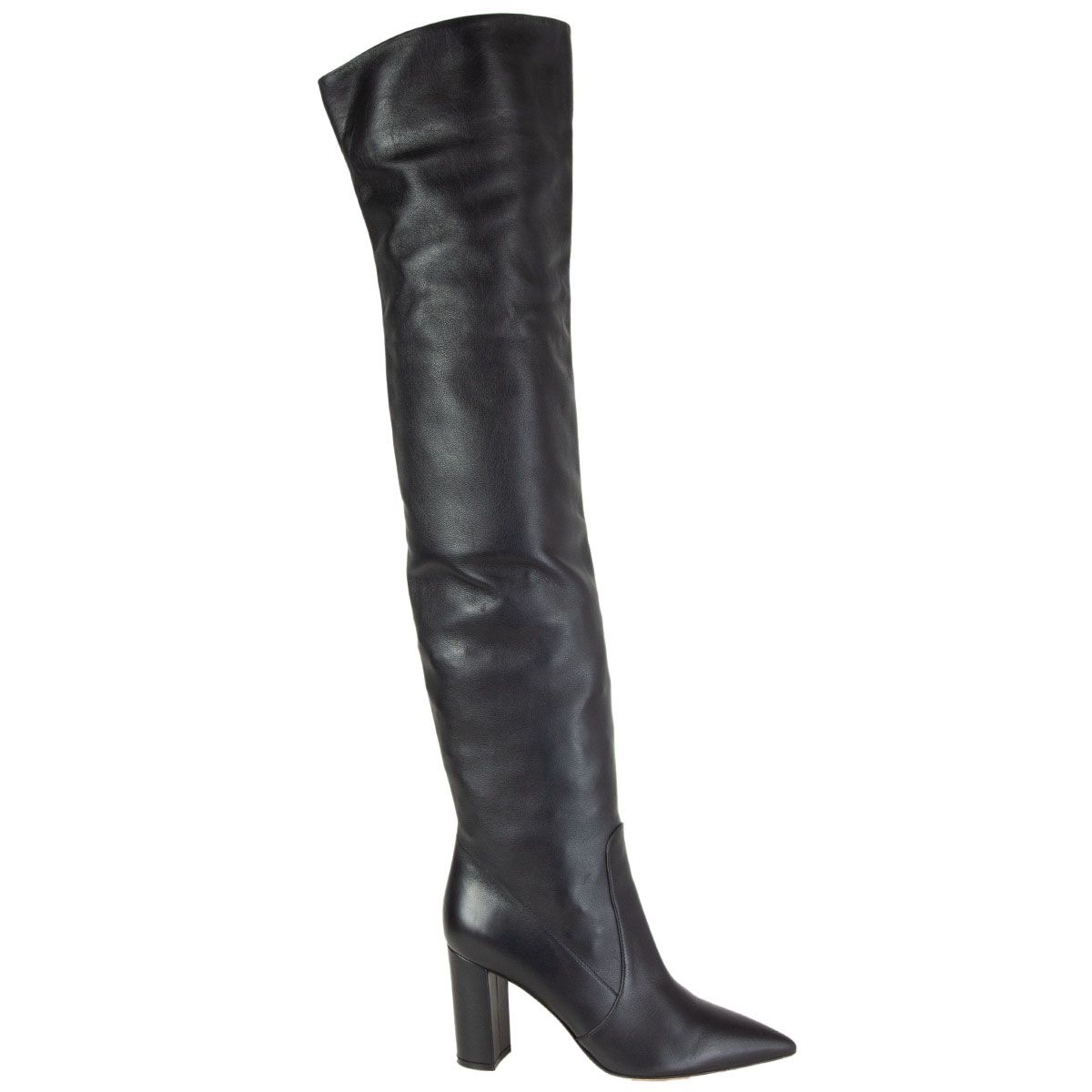 Spirit Black Suede Knee High Boots Discover leather & suede ankle boots,  boots, sandals & trainers at Carl Scarpa.com