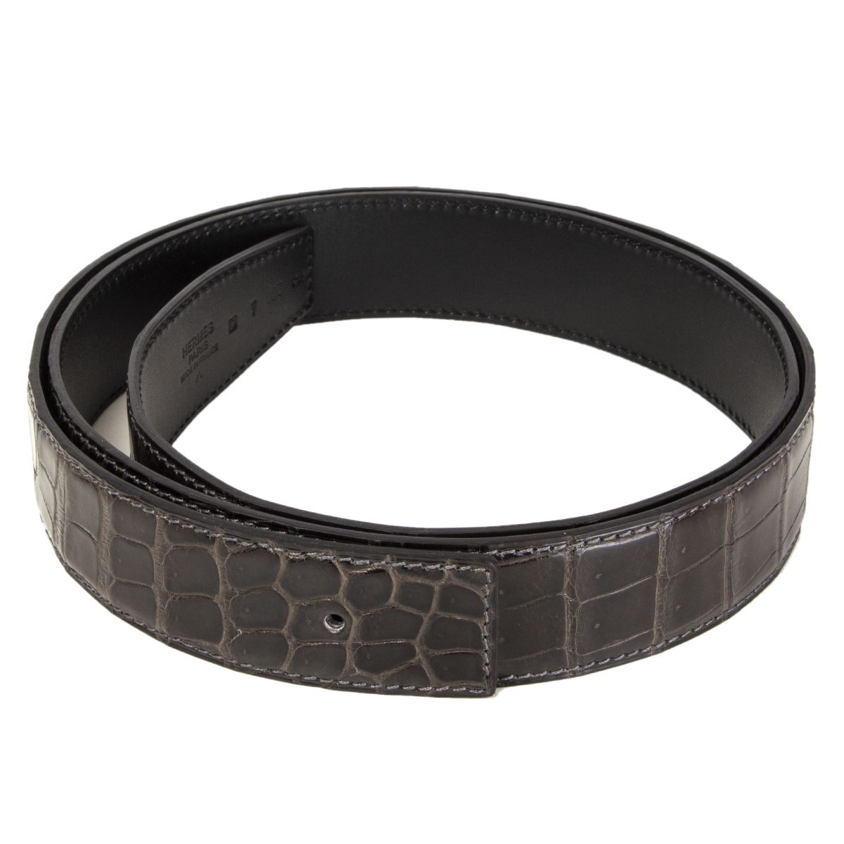 Hermes Style  Classic Alligator Leather Belt (SPECIAL ORDER