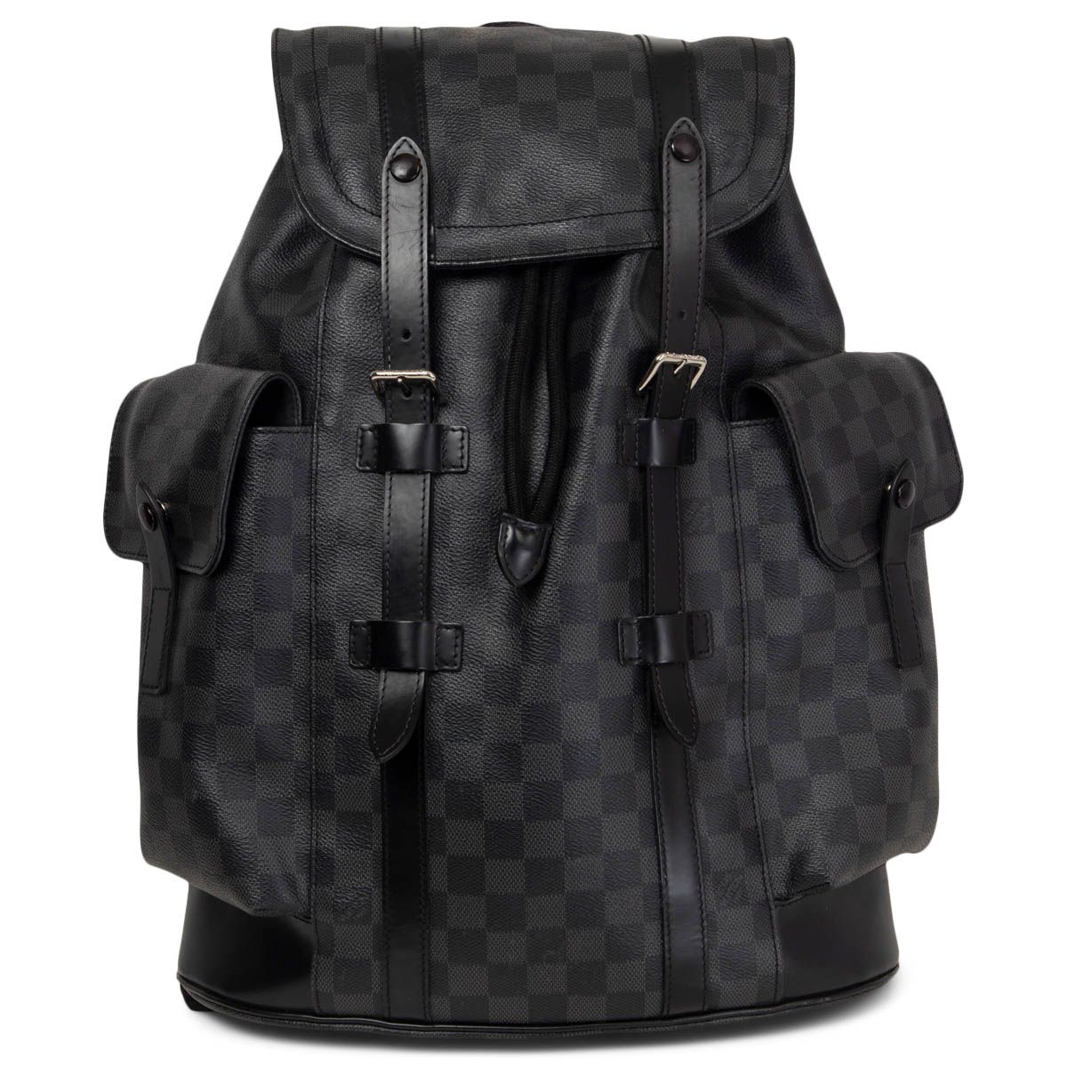 Louis Vuitton Christopher PM Backpack Graphite Damier Canvas Black
