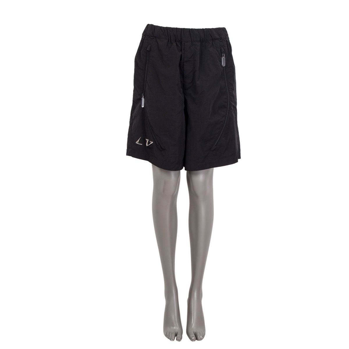 Louis Vuitton Men's Black Polyamide LV Shorts (Size 30)
