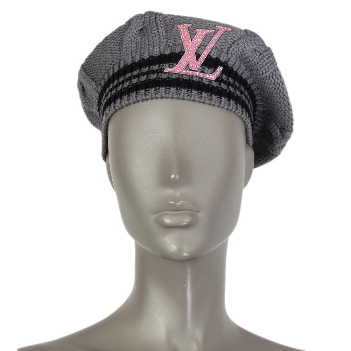 Louis Vuitton LV Women's Wool Beanie Hat: Mint Condition: Authentic