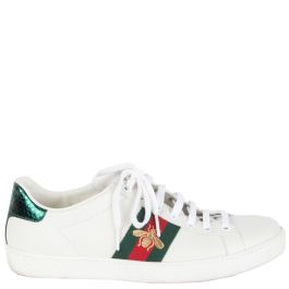 Gucci Ace Bee Sneakers White Red Green