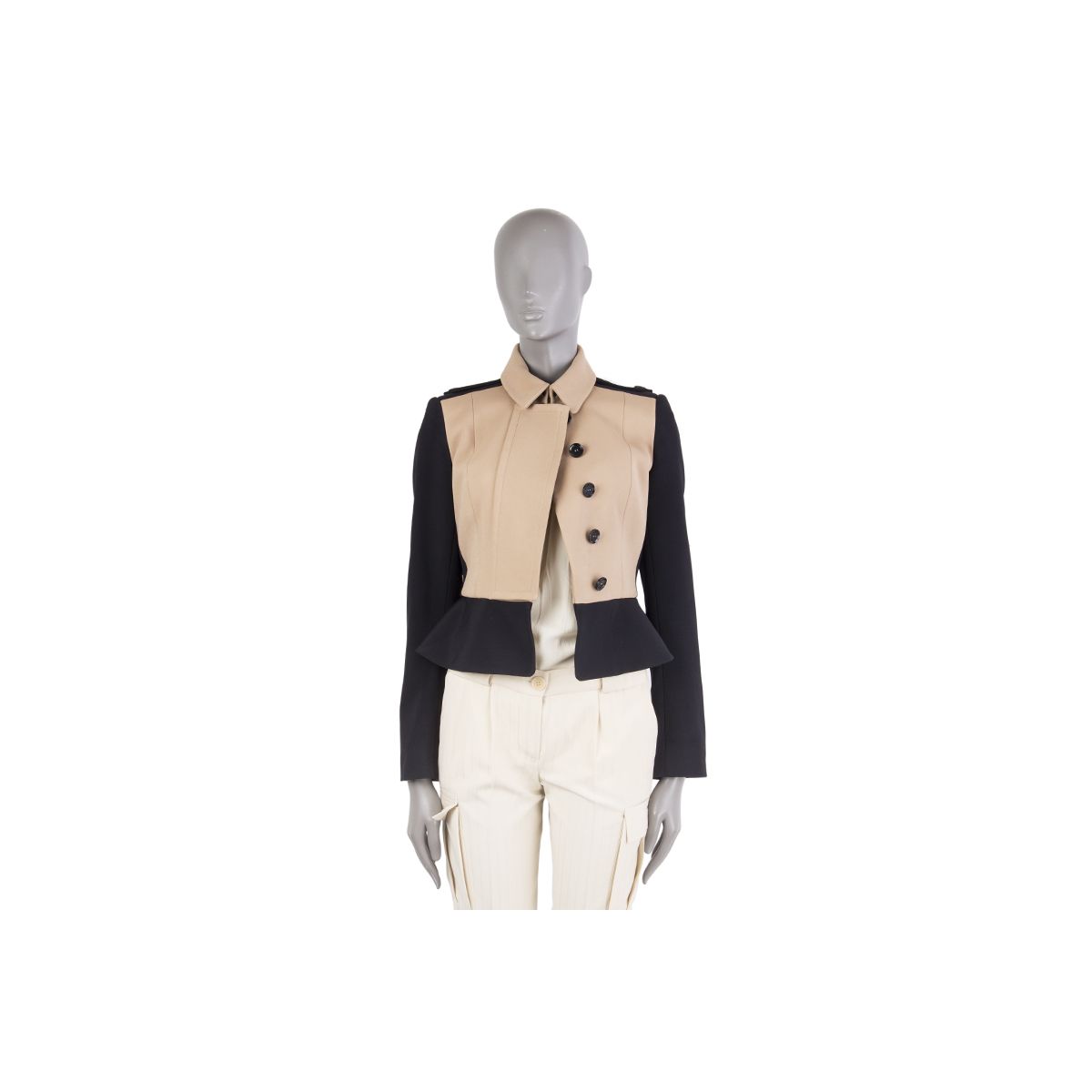 Burberry Prorsum Military-Style Short Jacket