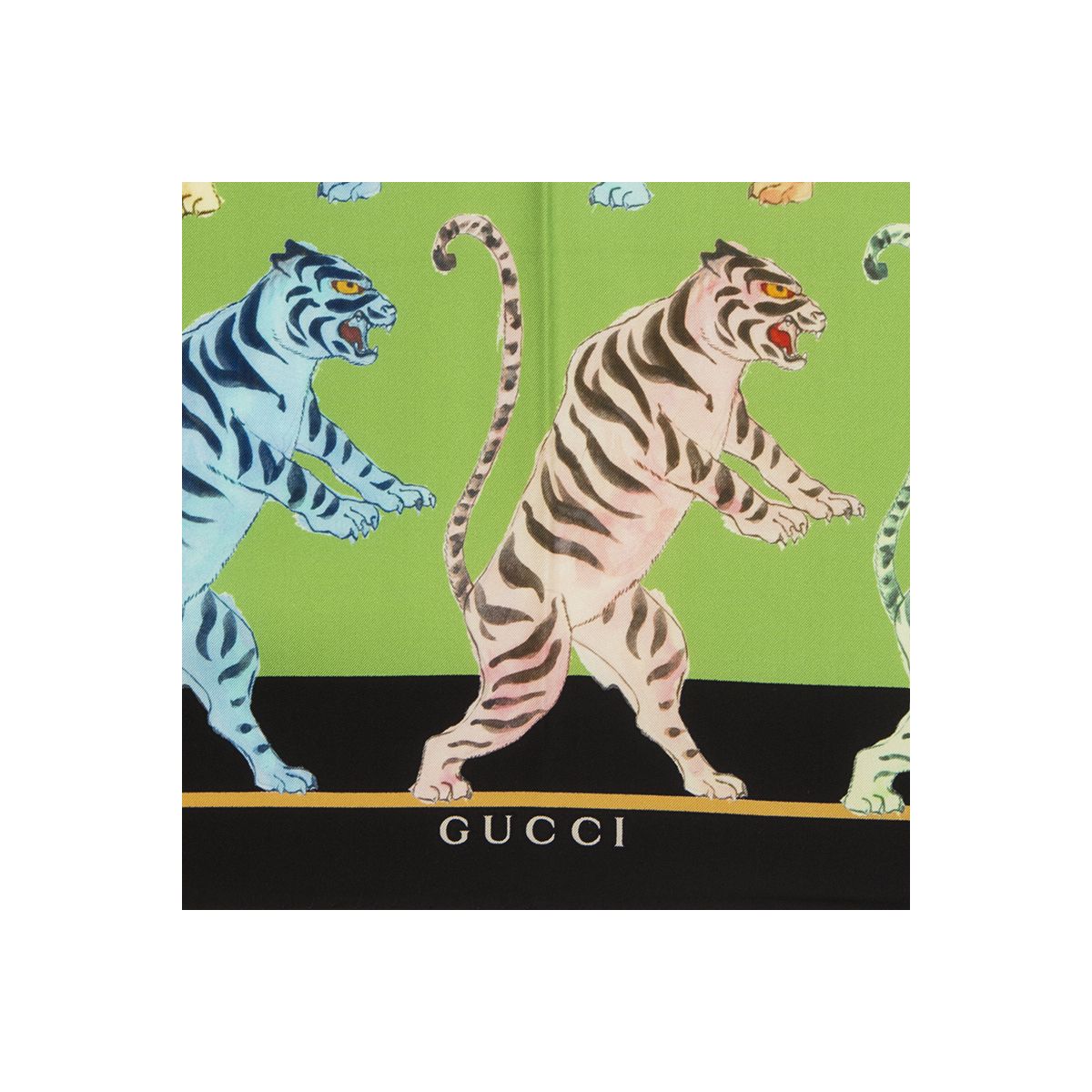 Gucci 'Tiger-Print' Scarf