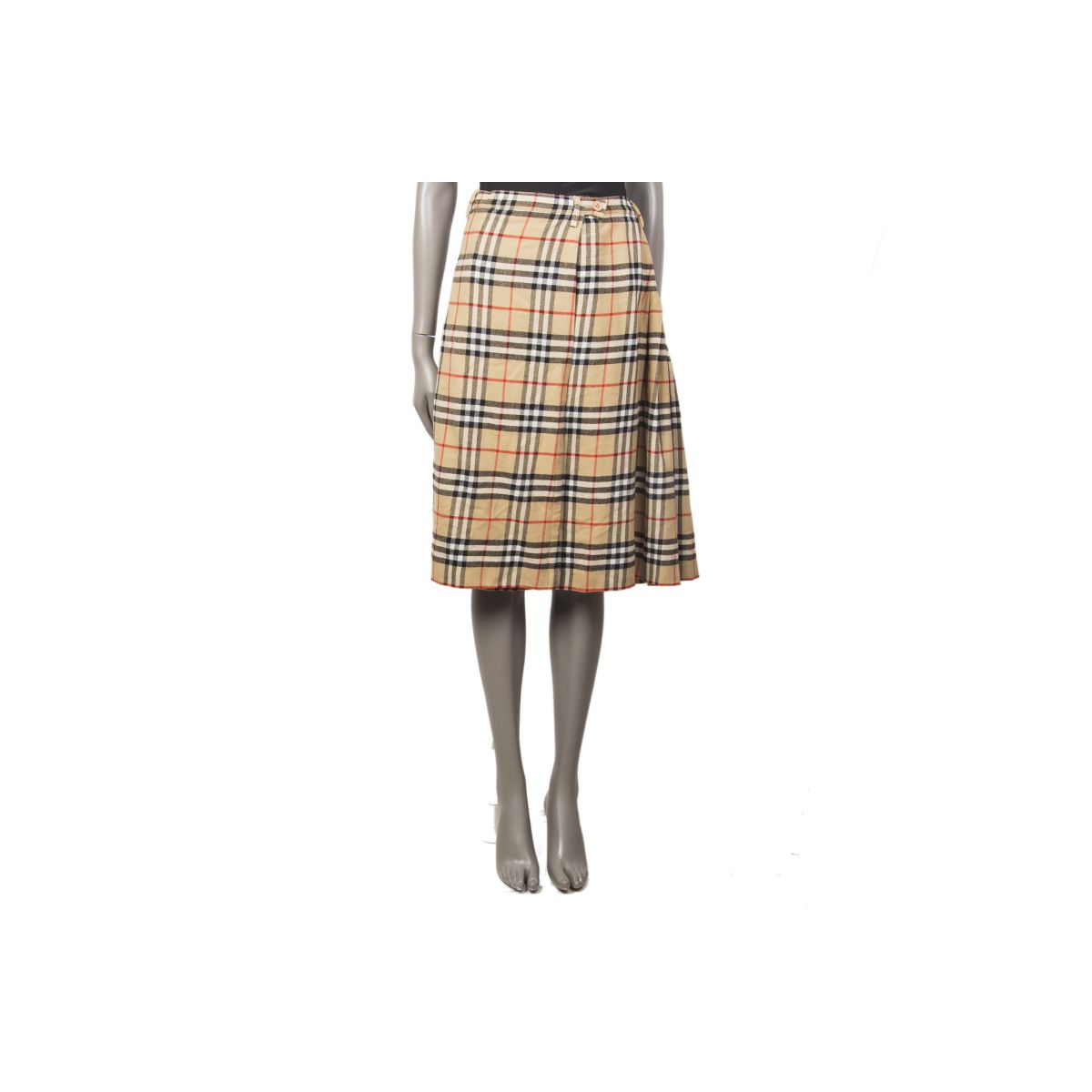 Burberry Tartan Quilt-Style Skirt