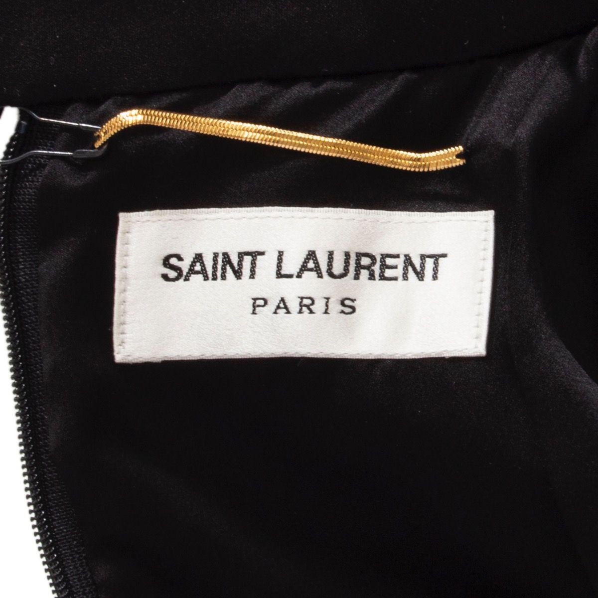 Saint Laurent Beaded Velvet Mini Dress