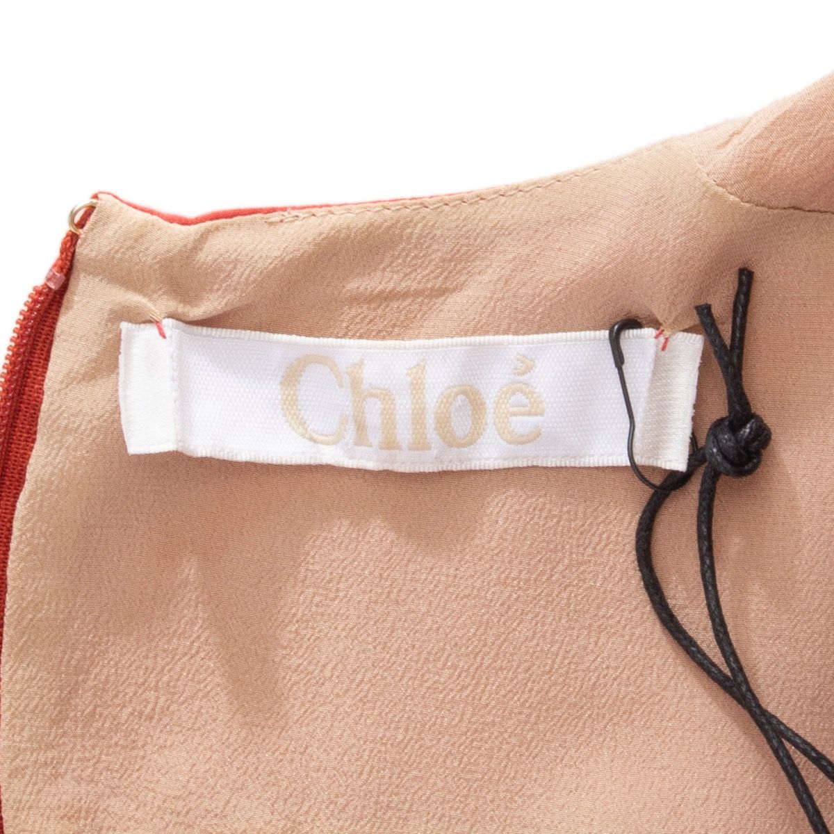 Chloé Pleated-Ruffle Shift Dress