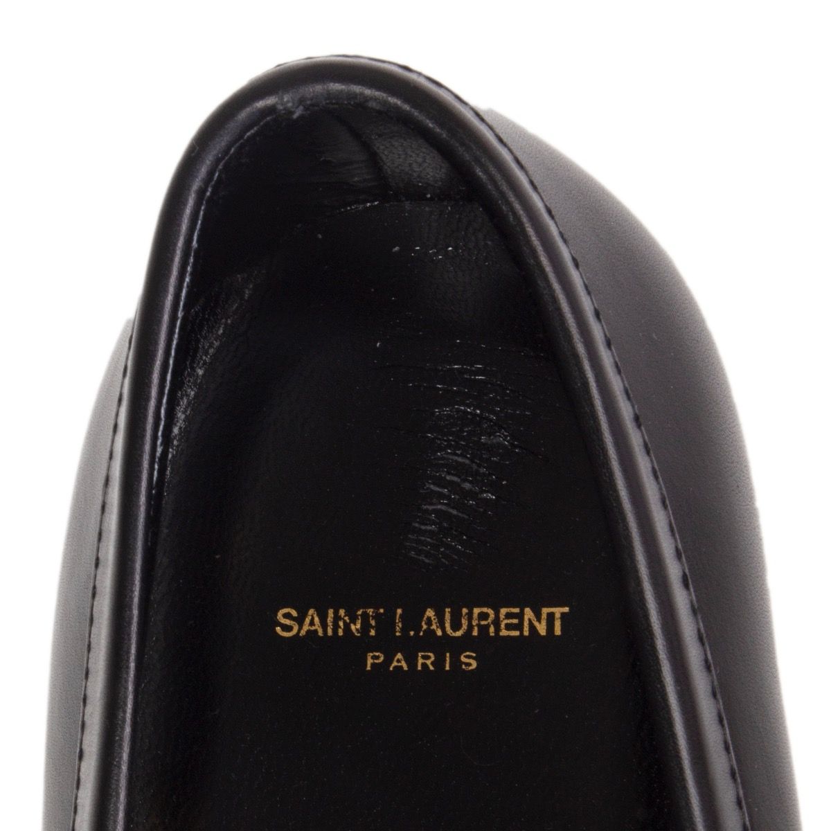Saint Laurent Two-Tone Penny Loafers