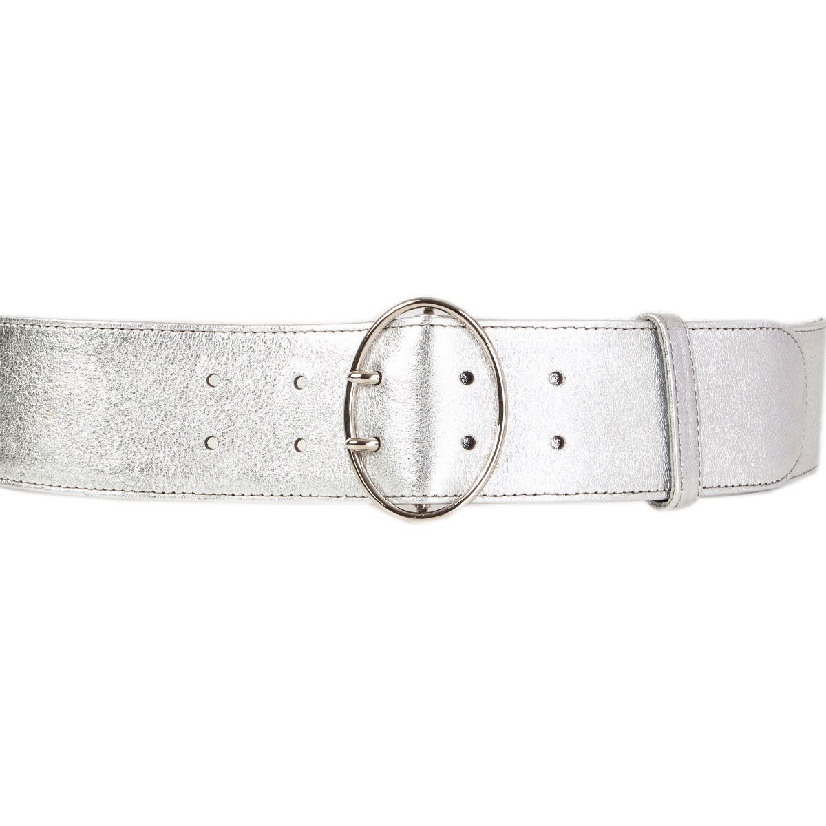 #148A 1.25" WIDE WHITE PATENT LEATHER BELTS W/JEWEL BUCKLE IN SIZES 20" TO 38" 