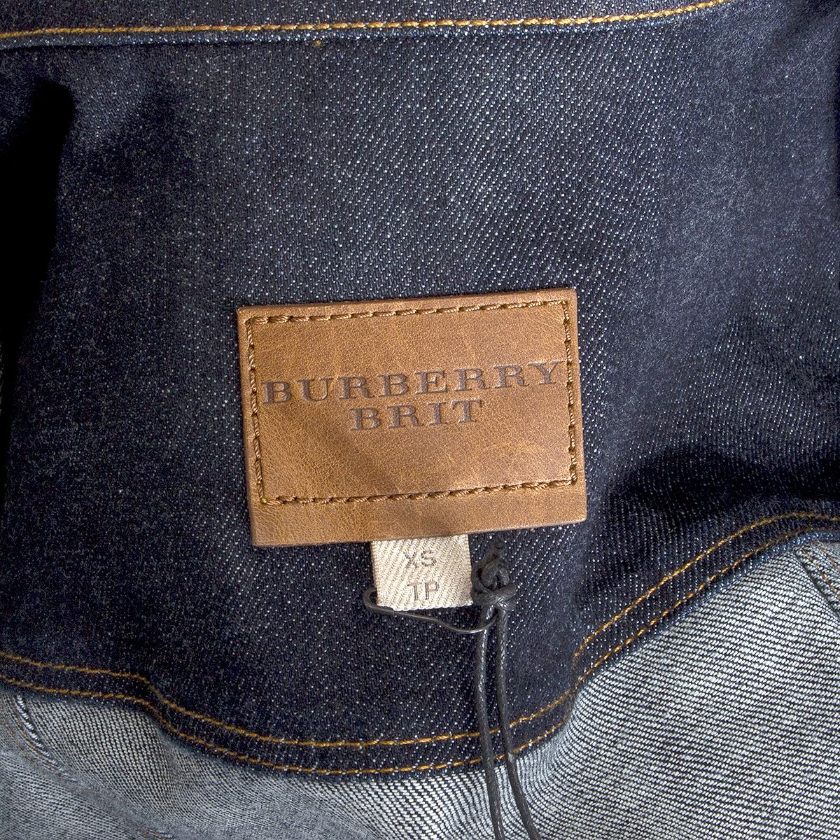 Burberry Brit Denim Jacket Blue Jeans