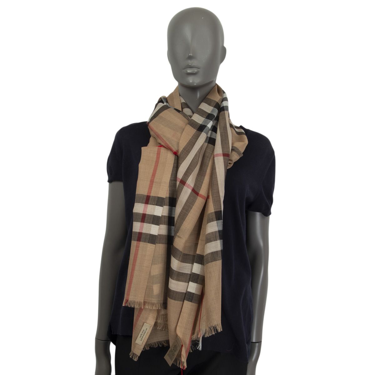 Burberry grid scarves