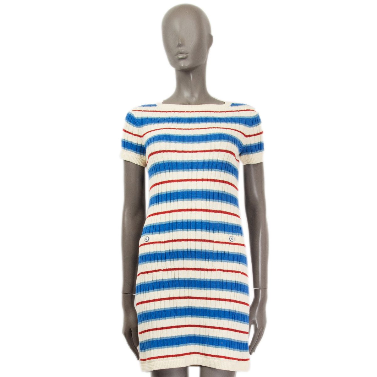 Chanel Short Sleeve Knit Casual Dress ...