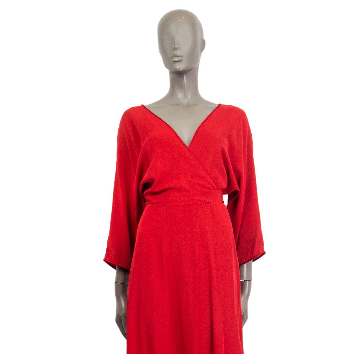 Diane von Furstenberg Wrap Dress Red