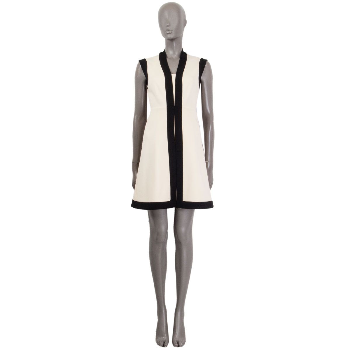 Gucci Belted Contrast A-Line Dress ...