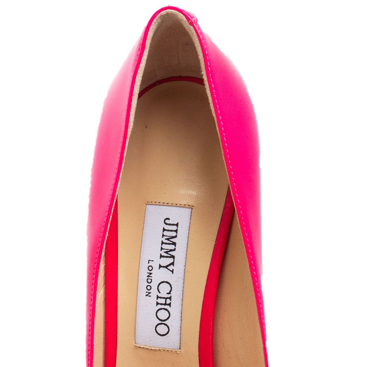 Jimmy Choo Romy 85 Pointed Toe Pumps Pink Patent Leather
