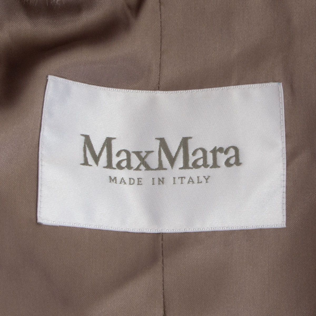 Max Mara 'Genzana' Wrap Coat Taupe