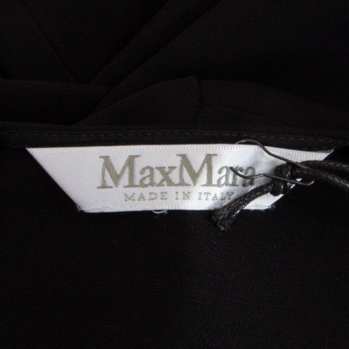 Max Mara Long Sleeve Dress Black Taupe White
