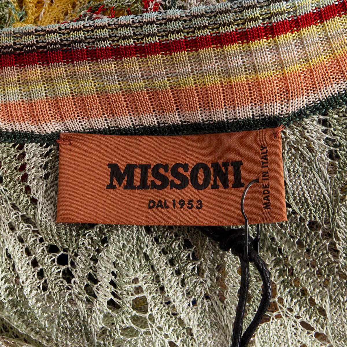Missoni Belted Knit Cardigan Multicolor