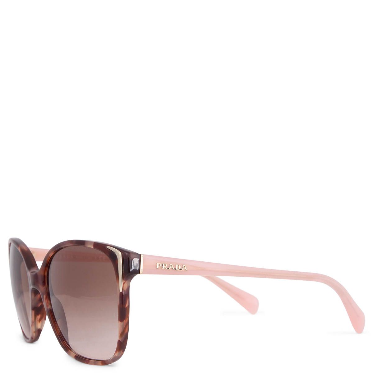 Worden Verdienen Ongepast Prada Conceptual SPR01O Oval Sunglasses Tortoise Pink