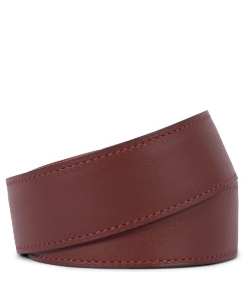 Hermès Reversible Belt Strap 32MM Casaque/Rouge H