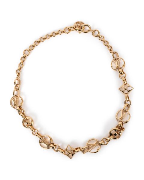 Louis Vuitton 2021 Crazy in Lock Necklace Gold