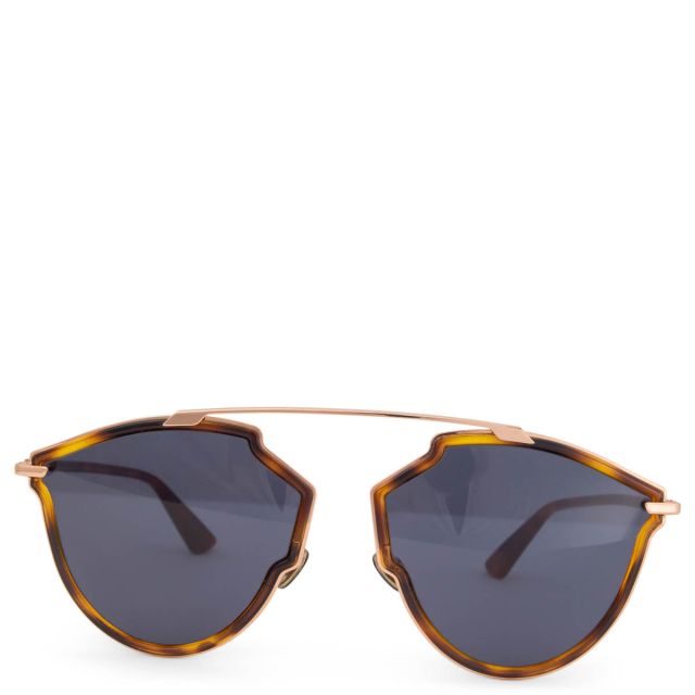 Christian Dior So Real Sunglasses Rose Gold Blue U5WZJ 48-22 140