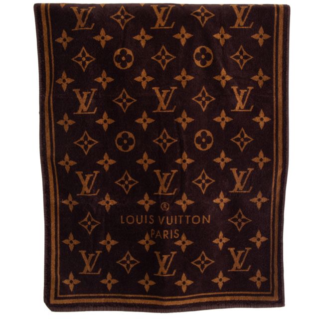 la seguridad Sindicato medios de comunicación Louis Vuitton Monogram Towel