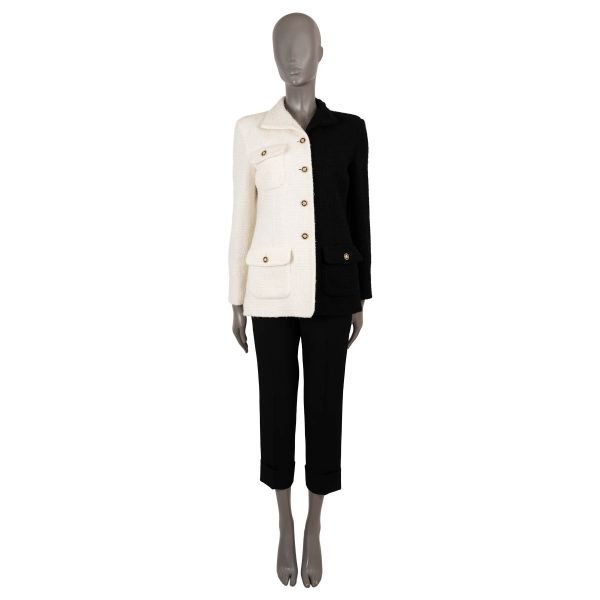Chanel 2020 31 Rue Cambon Tweed Jacket Black/White 20A P64582 V19676 M4812