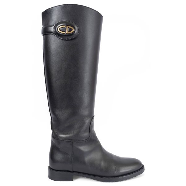 Christian Dior Diorable Riding Boots Black 37