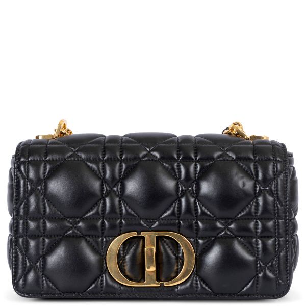 Christian Dior Medium Dior Caro Bag Black 