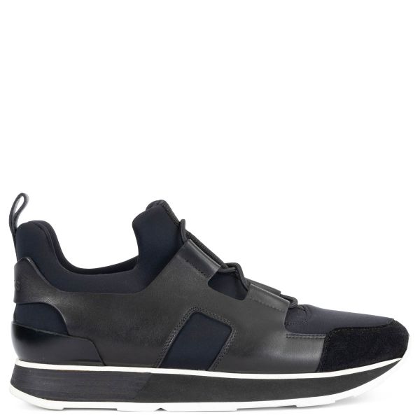 Hermès Player Sneakers Black Technical Toile & Leather