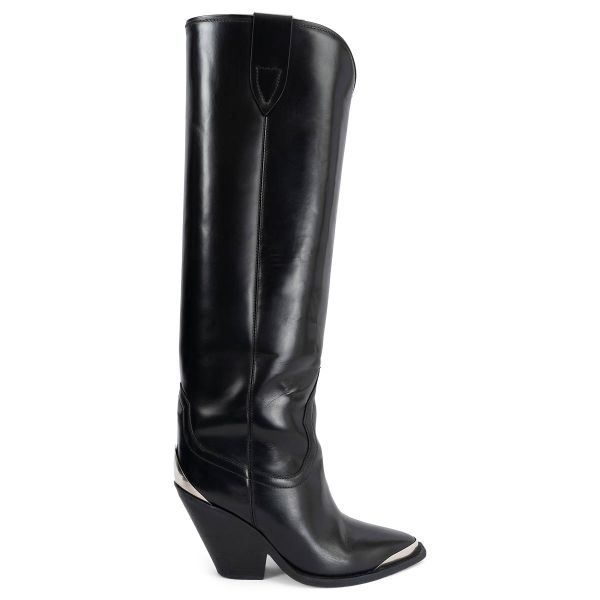 Isabel Marant Lomero Metal-Tip Western Boots Black 37