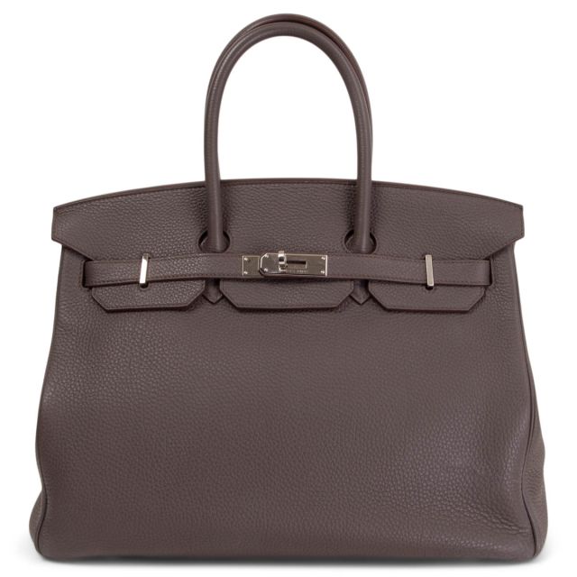 Hermès Birkin 35 Bag Chocolat Brown Leather Ghw